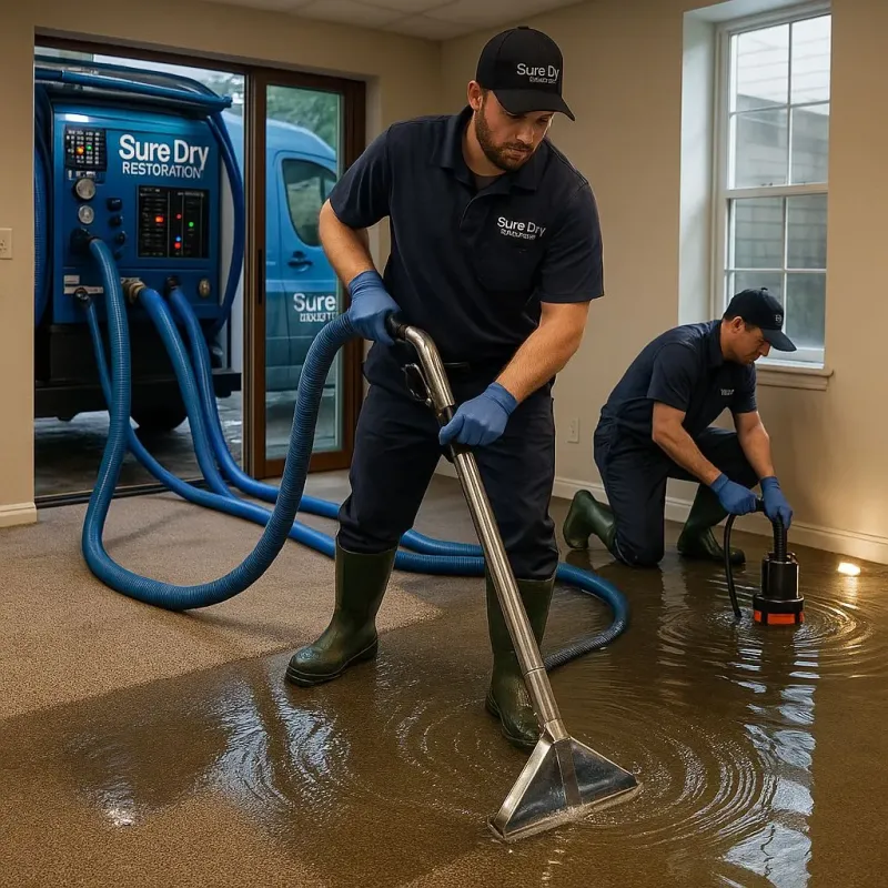 Water Extraction and Removal process in Mahanoy City, PA